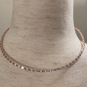 Lisa Freede Rose Gold Necklace Choker NWOT